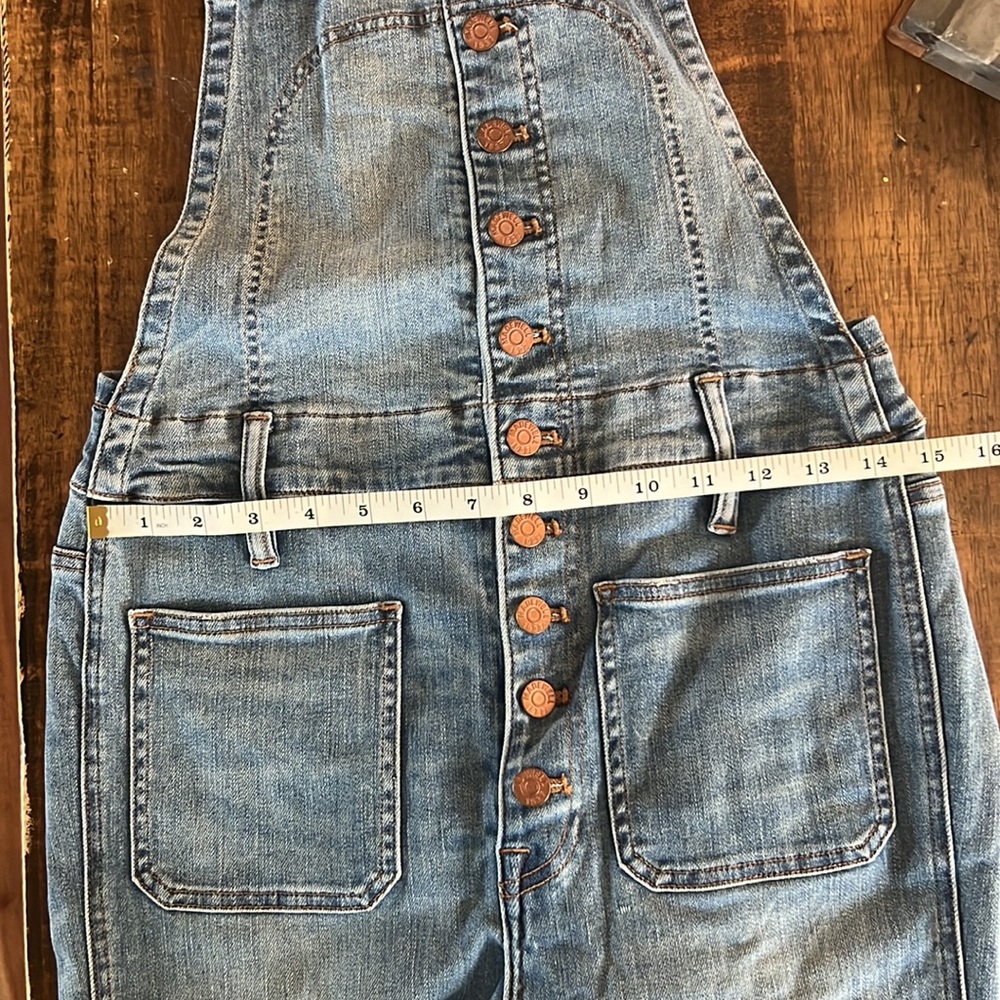 Madewell Button Front Overalls - Picture 8 of 10